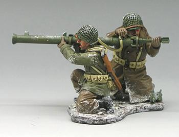 Image of Winter Bazooka Team--two figures on single base--RETIRED--LAST TWO!!