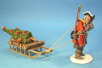 British 27th Regiment of Foot Christmas Set--single figure, tree, and sled--RETIRED--LAST ONE!! British 27th Regiment of Foot Christmas Set--single figure, tree, and sled--RETIRED--LAST ONE!! #15293