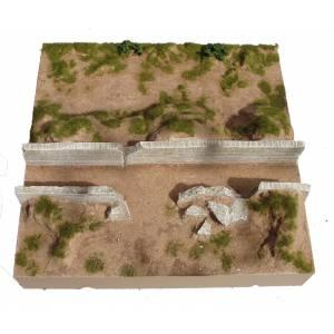 D-day foreshore section with sea wall--12 in. x 12 in. D-day foreshore section with sea wall--12 in. x 12 in. #15361