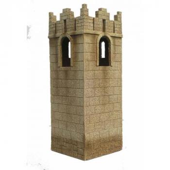 Ancient City Corner Tower--5.25" x 5.25" x 13.75" high--Pre-Order:  two to three months. Ancient City Corner Tower--5.25" x 5.25" x 13.75" high--Pre-Order:  two to three months. #15363