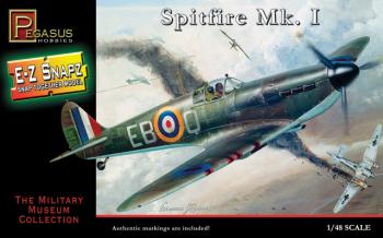 WWII British Spitfire Mk. I--1:48th scale unassembled E-Z Snapz model plane--AWAITING RESTOCK. WWII British Spitfire Mk. I--1:48th scale unassembled E-Z Snapz model plane--AWAITING RESTOCK. #15456