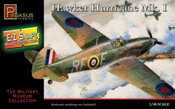 WWII British Hawker Hurricane Mk. I--1:48th scale unassembled E-Z Snapz model plane--AWAITING RESTOCK. WWII British Hawker Hurricane Mk. I--1:48th scale unassembled E-Z Snapz model plane--AWAITING RESTOCK. #15457