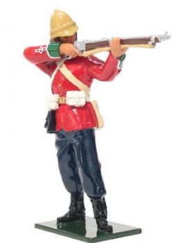 Image of British 24th Foot Standing Firing--Gloss Finish--single figure--RETIRED--LAST THREE!! Image of British 24th Foot Standing Firing--Gloss Finish--single figure--RETIRED--LAST THREE!!