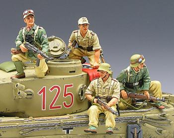 Image of Afrika Korps Tank Riders Set--four figures--RETIRED.