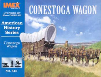 Conestoga Wagon Set--two unassembled plastic wagons--AWAITING RESTOCK. Conestoga Wagon Set--two unassembled plastic wagons--AWAITING RESTOCK. #1740
