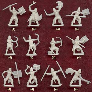 Scythians Infantry VII-II BC--48 figures in 12 poses #3