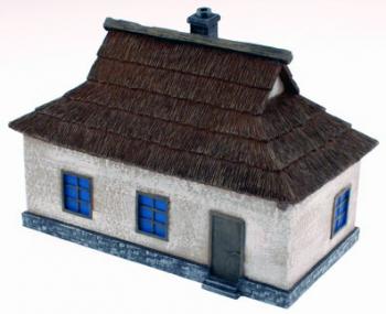 Ukrainian House #1--1:72 scale pre-painted house--AWAITING RESTOCK. Ukrainian House #1--1:72 scale pre-painted house--AWAITING RESTOCK. #15846