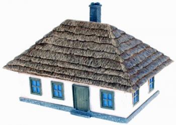 Ukrainian House #2--1:72 scale pre-painted house--AWAITING RESTOCK. Ukrainian House #2--1:72 scale pre-painted house--AWAITING RESTOCK. #15847