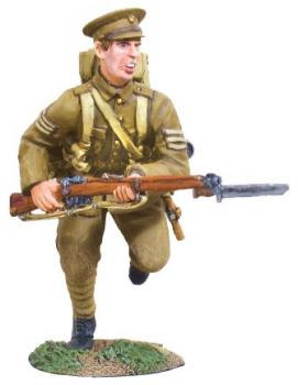 Image of 1914 British Infantry NCO Charging #1--single figure--RETIRED--LAST ONE!! Image of 1914 British Infantry NCO Charging #1--single figure--RETIRED--LAST ONE!!