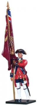 Image of British Ensign, 1st Foot Guards, King's Colour Guards, 1754-1763--single figure--RETIRED. .- LAST ONE!