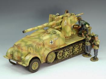 Image of German 88mm Flak 18--includes five crew figures--RETIRED. - ONE AVAILABLE! 