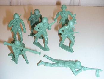 Image of WWII US Infantry (24 pcs - green)