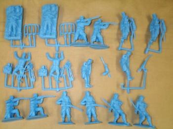 Image of French Foreign Legion Set #2 (Conte)--16 figures in 8 poses--RETIRED--LAST ONE!!