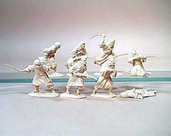 Image of Arab Figure Set #1--16 figures in 8 poses