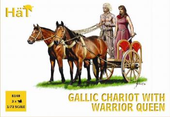 Image of Celtic Chariot with Queen--3 Chariots