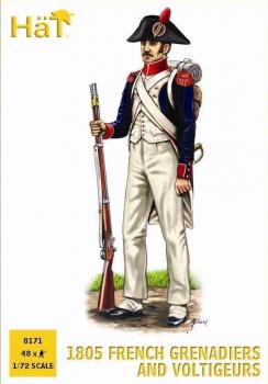 Napoleonic French Elite Infantry with bicornes (1805) - 48 Figures #3