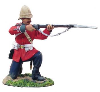 British 24th Foot Kneeling Firing #1--single figure British 24th Foot Kneeling Firing #1--single figure #16652