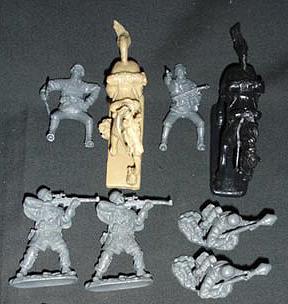 WWII German Elite Troops (Light Gray)--12 plastic figures in 6 poses (NO HORSES!!) WWII German Elite Troops (Light Gray)--12 plastic figures in 6 poses (NO HORSES!!) #17102