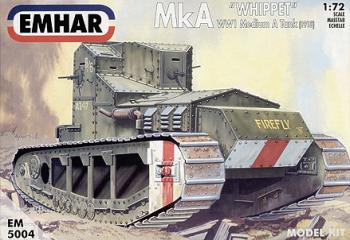 'Whippet' WWI Tank--1:72nd scale plastic model tank -- AWAITING RESTOCK! 'Whippet' WWI Tank--1:72nd scale plastic model tank -- AWAITING RESTOCK! #17276