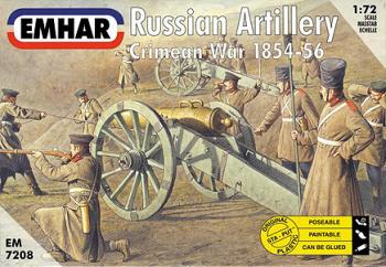 Russian Artillery--Crimean War, 1854 to 1856--1:72nd scale unpainted plastic figures Russian Artillery--Crimean War, 1854 to 1856--1:72nd scale unpainted plastic figures #17280