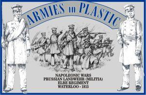 Prussian Landwehr (Militia)--Elbe Regiment Waterloo--1815 (Gray) 20 in 8 Poses Prussian Landwehr (Militia)--Elbe Regiment Waterloo--1815 (Gray) 20 in 8 Poses #17714