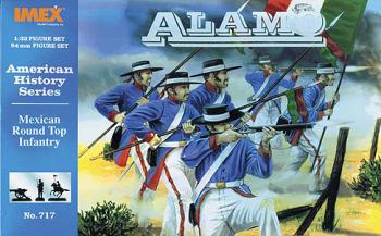 Mexican Round Hat Infantry in Red--12 figures in 7 poses Mexican Round Hat Infantry in Red--12 figures in 7 poses #17791
