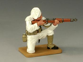 Image of USN Sailor Kneeling Firing Rifle--single figure--RETIRED--LAST ONE!!