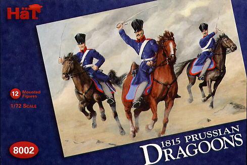 Napoleonic Prussian Dragoons--12 mounted figures in Litewka. #1