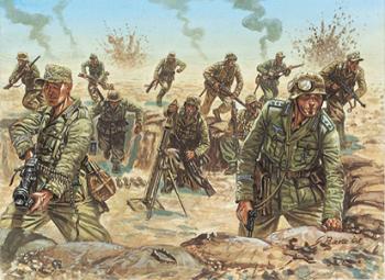 German Afrika Korps (DAK)--48 figures in 16 poses #0