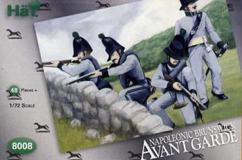 Napoleonic Brunswick Avante Garde--48 infantry with several extra heads for potential conversions. #0
