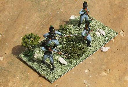 Napoleonic Brunswick Avante Garde--48 infantry with several extra heads for potential conversions. #3