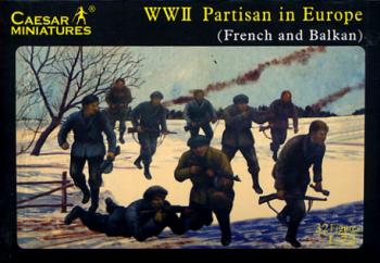 Image of WWII Partisans in Europe--34 Figures in 14 Poses -- AWAITING RESTOCK!