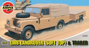 Image of LWB Landrover (Soft Cover) and trailer