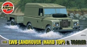 Image of LWB Landrover (Hard Soft) and trailer