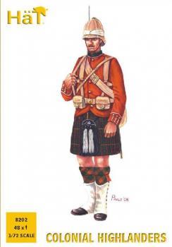 Colonial Wars Highland Infantry--48 figures in 8 poses--AWAITING RESTOCK. Colonial Wars Highland Infantry--48 figures in 8 poses--AWAITING RESTOCK. #18348