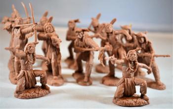 Plains Indians Warriors (Buckskin)--12 figures in 6 poses -- AWAITING RESTOCK! Plains Indians Warriors (Buckskin)--12 figures in 6 poses -- AWAITING RESTOCK! #18609