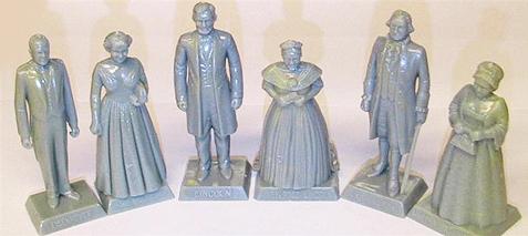 Presidents & Their Wives (6 pcs)--RETIRED. Color varies  - 3 Left!  #1