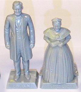 Presidents & Their Wives (6 pcs)--RETIRED. Color varies  - 3 Left!  #3