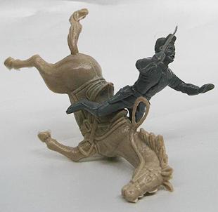 Falling Horse & Rider (dark blue/Metallic)--RETIRED Falling Horse & Rider (dark blue/Metallic)--RETIRED #18656