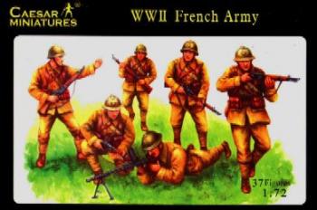 Image of WWII French Army--37 Figures in 12 poses -- FOUR IN STOCK!