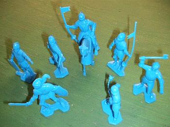 Image of Medieval Knights (21 pcs - blue)