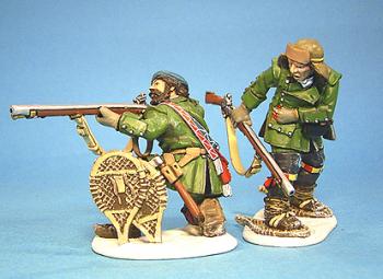 Image of Roger's Rangers--Falling Back--two figures--RETIRED--LAST ONE!!