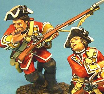 Two Wounded British Line Infantry, 28th Regiment of Foot--two figures #2