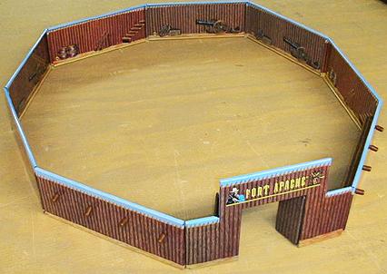 Fort Apache Gate and 8 Walls (tin litho) - Limited stock! #1