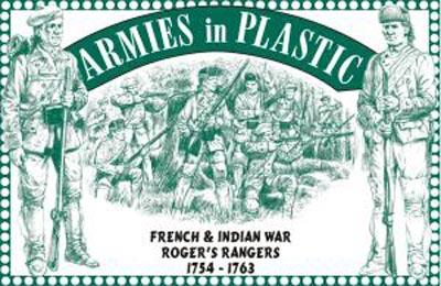 F&I War Rogers Rangers, 1754-63 (Green)--16 in 8 Poses #1