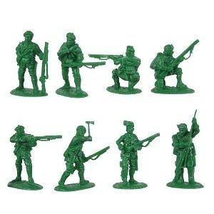 F&I War Rogers Rangers, 1754-63 (Green)--16 in 8 Poses #2