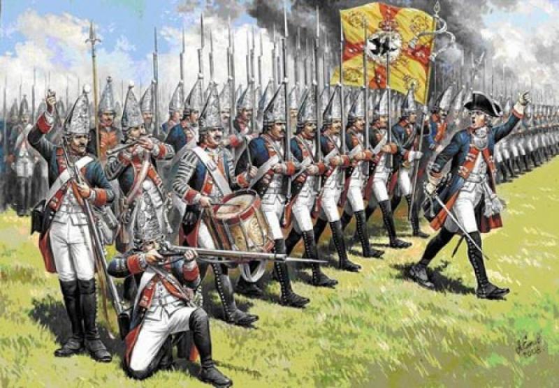 1/72 Prussian Grenadiers of Frederick II The Great XVIII AD--41 figures in 11 poses #1