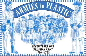 Prussian Army (medium blue)--16 Figures in 8 poses #1