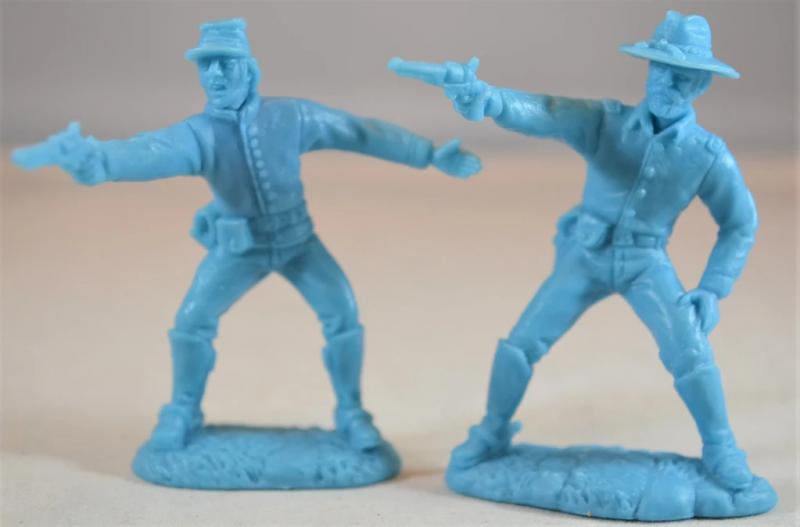 Dismounted U.S. Cavalry (Light Blue)--12 Figures in 6 poses #3