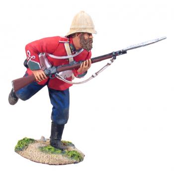 Image of British 24th Foot Charging #1--single figure